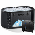 Cold Plunge Tub Built for Recovery, 248 Gallon Capacity, 1 HP Chiller, WiFi Control, Water Treatment Kit