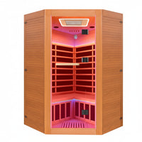 Infrared Sauna Built for Home Use, 2180W Far Infrared Heating, 360° Surround Panels, Hemlock Construction
