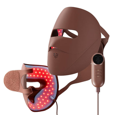 Red Light Therapy Mask Designed for Daily Skincare, 4 Wavelengths, 850nm Near Infrared, Wireless 3D Fit