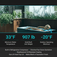 Cold Plunge Tub Built for Year-Round Wellness, 33F Cooling, Ozone Sanitization, Weatherproof Design — Results & Stats
