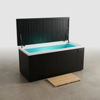 Cold Plunge Tub Built for Year-Round Wellness, 33F Cooling, Ozone Sanitization, Weatherproof Design — Studio Shot