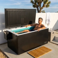Cold Plunge Tub Built for Year-Round Wellness, 33F Cooling, Ozone Sanitization, Weatherproof Design — Lifestyle