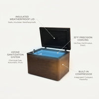 Cold Plunge Tub Built for Year-Round Wellness, 33F Cooling, Ozone Sanitization, Weatherproof Design — How It Works